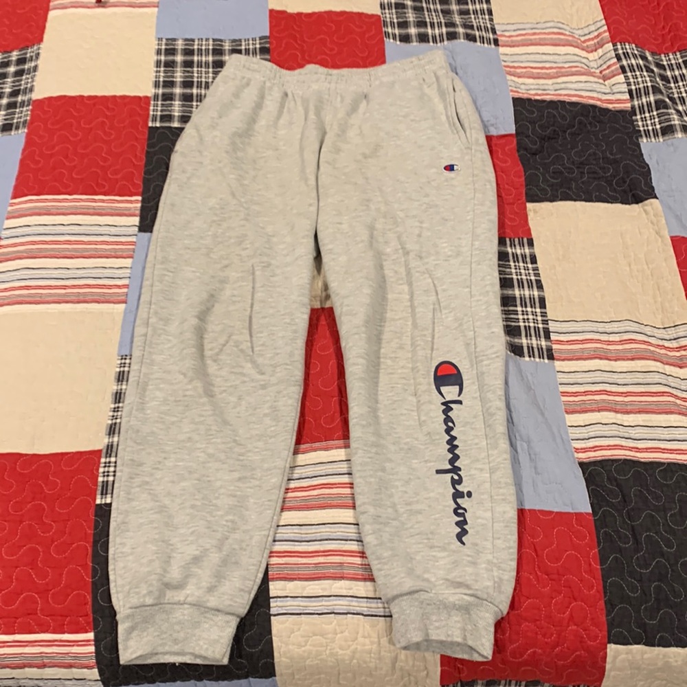 grey champion sweat pants